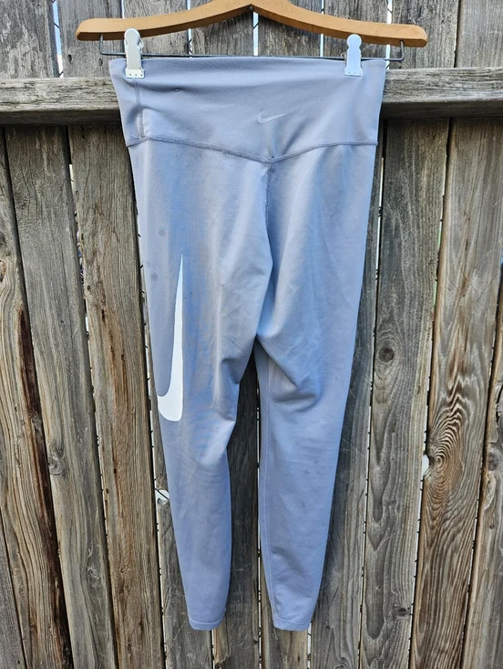Nike Gray 'Just Do It'  Leggings Women Size XS - Picture 10 of 15